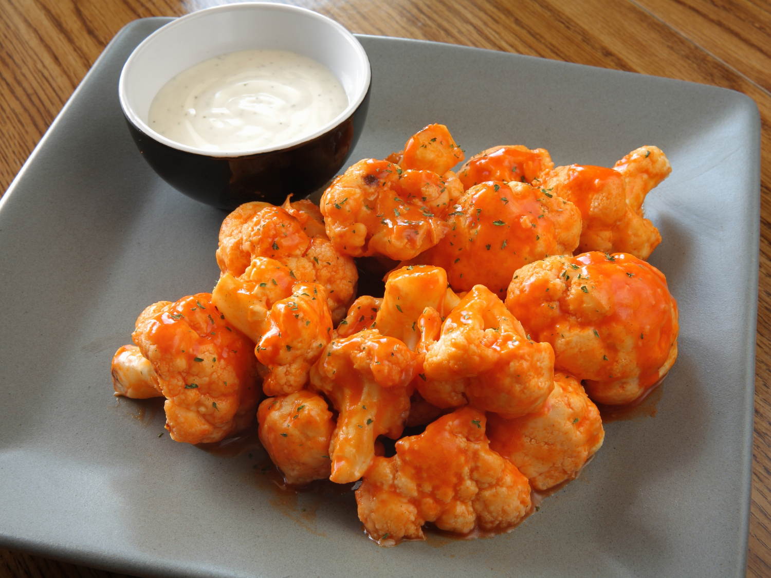 Buffalo Cauliflower Bites