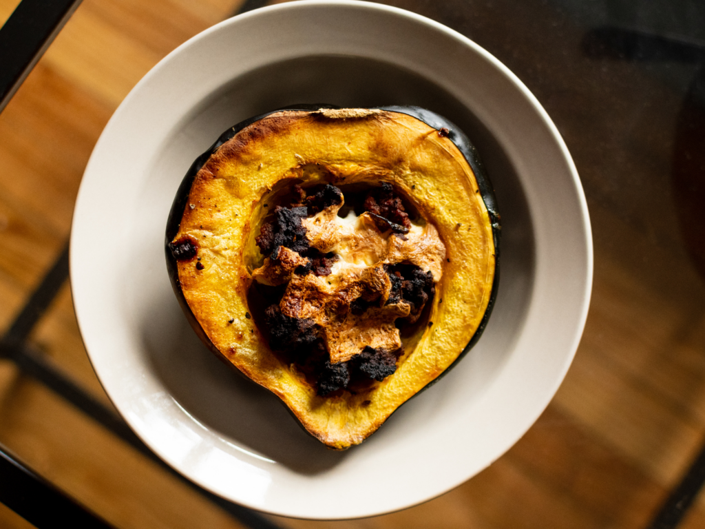 Carnival Squash with Apples and Thyme