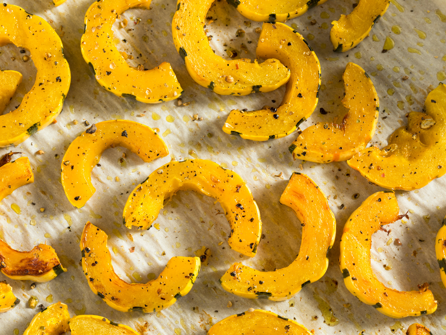 Roasted Cinnamon Delicata Squash