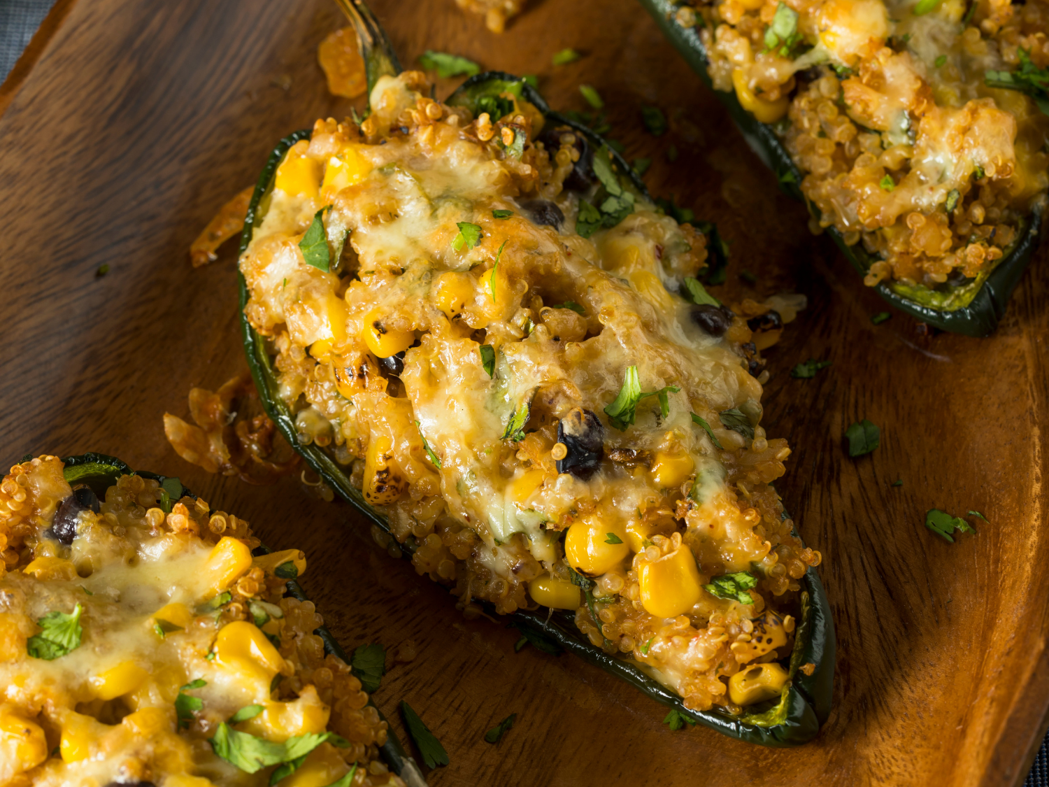 Stuffed Poblano Peppers