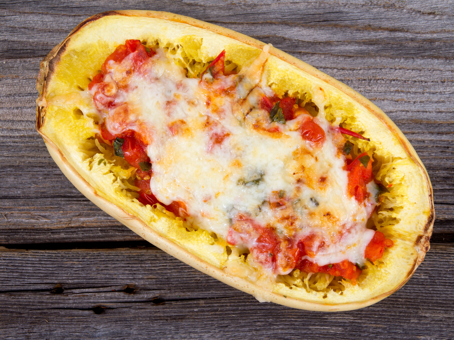 Spaghetti Squash: Pizza Style