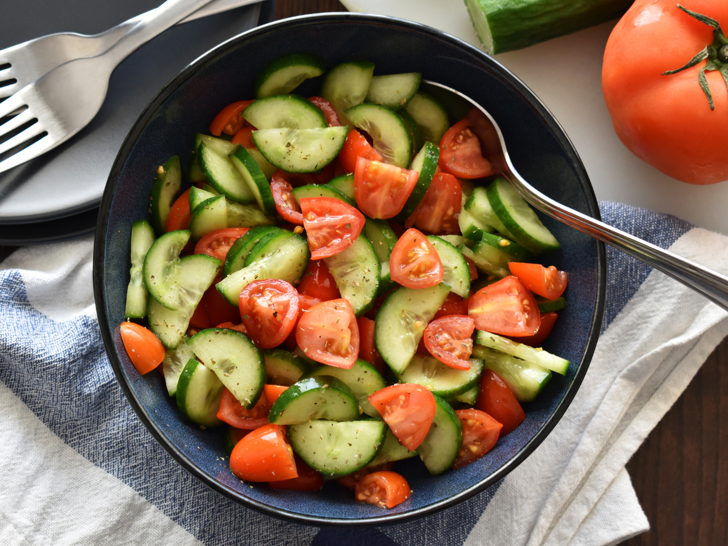 Tomato & Cucumber Salad