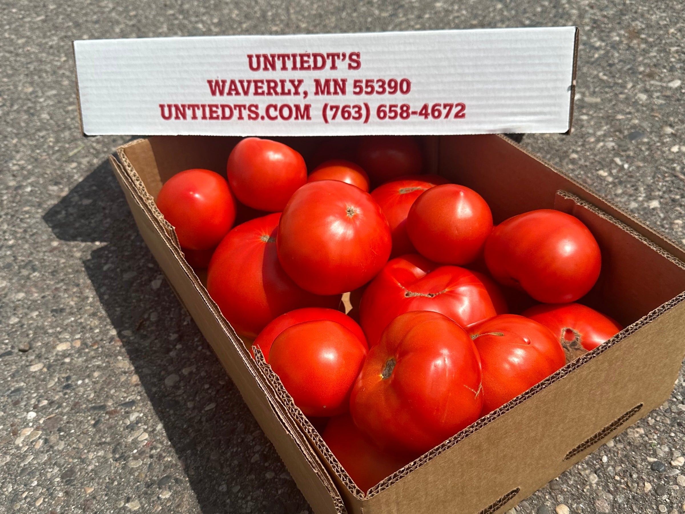 Canning Tomatoes 1/4 bushel Untiedt's Vegetable Farm
