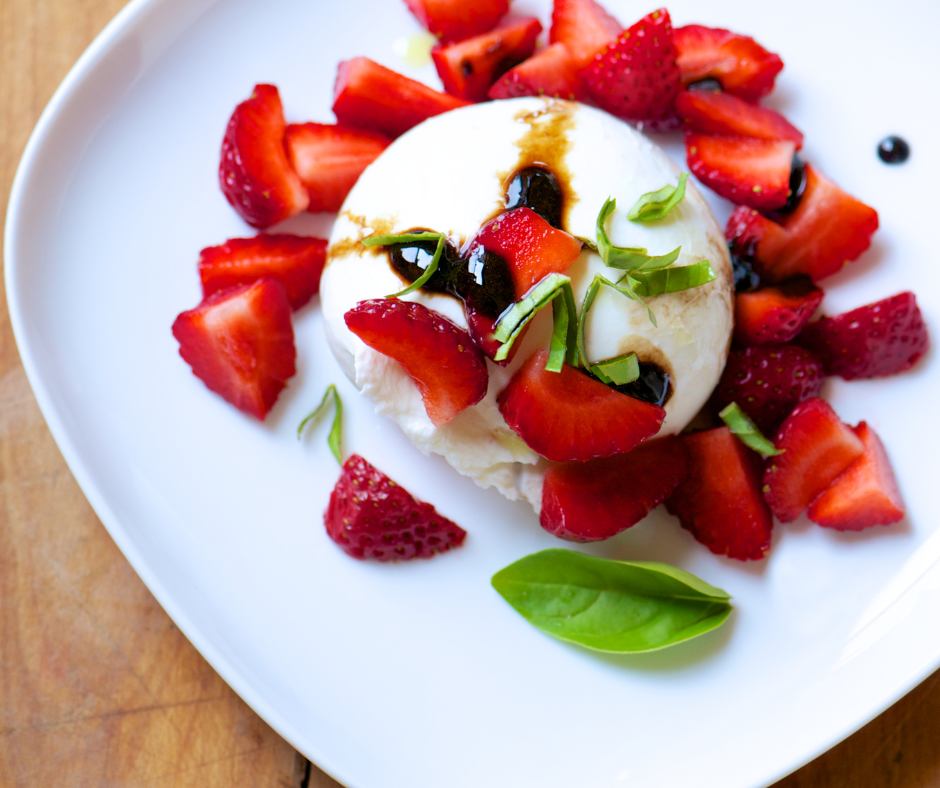 Balsamic Strawberry & Burrata Salad