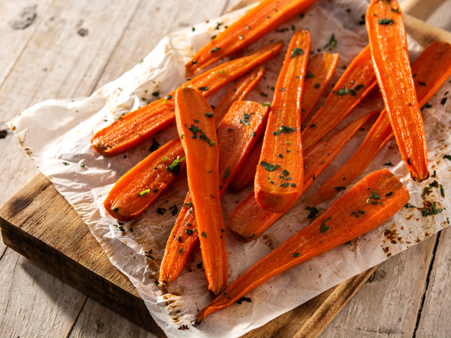 Honey Glazed Roasted Carrots