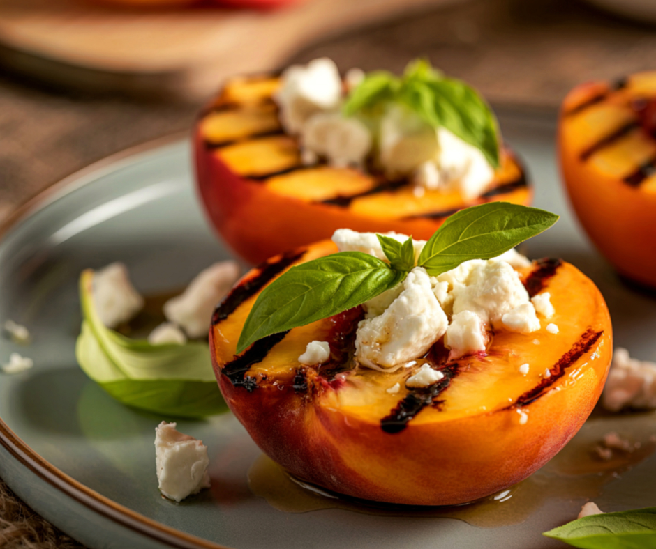 Balsamic Peach & Basil Chicken